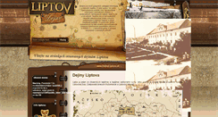Desktop Screenshot of dejinyliptova.guran.sk